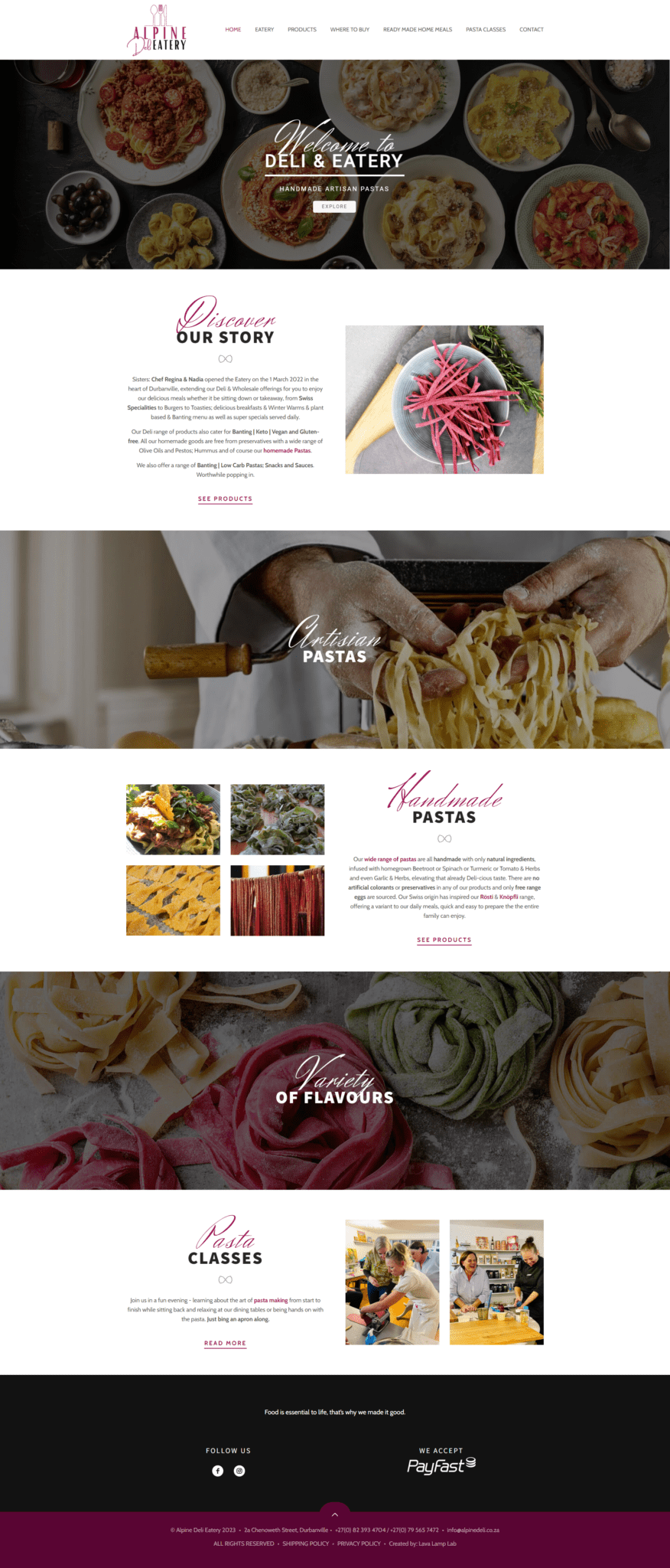 alpine deli website