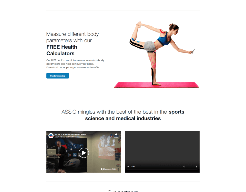 assic fitness and health website