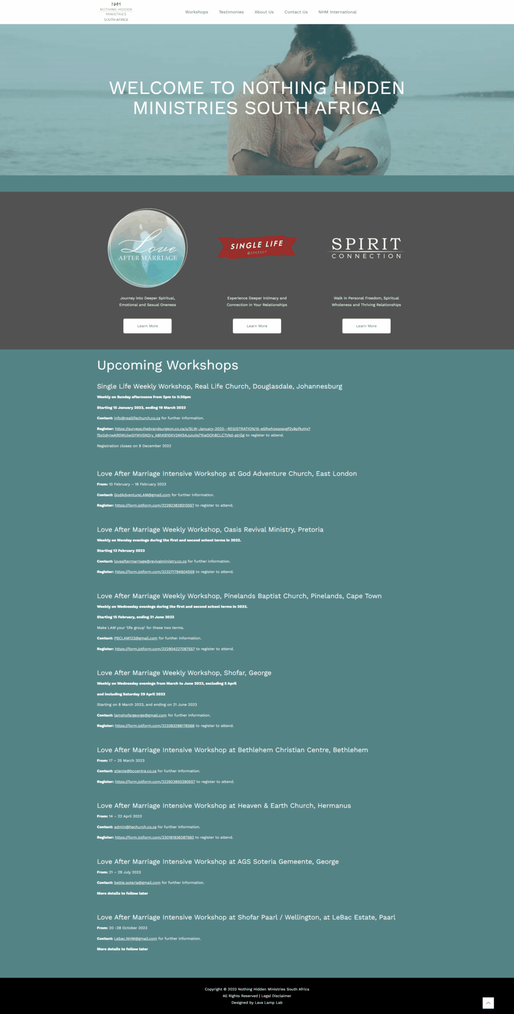 nothing hidden ministries south africa website