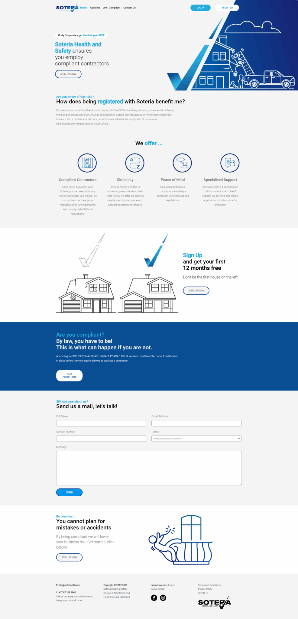 soteria health and safety website