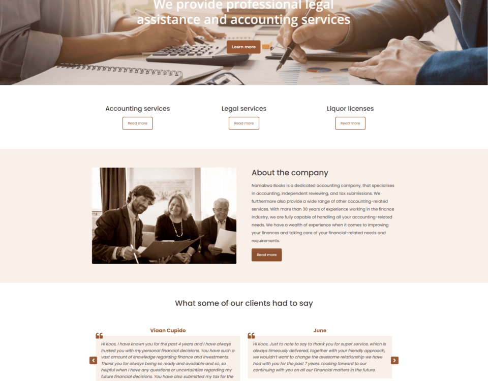 namakwaland website