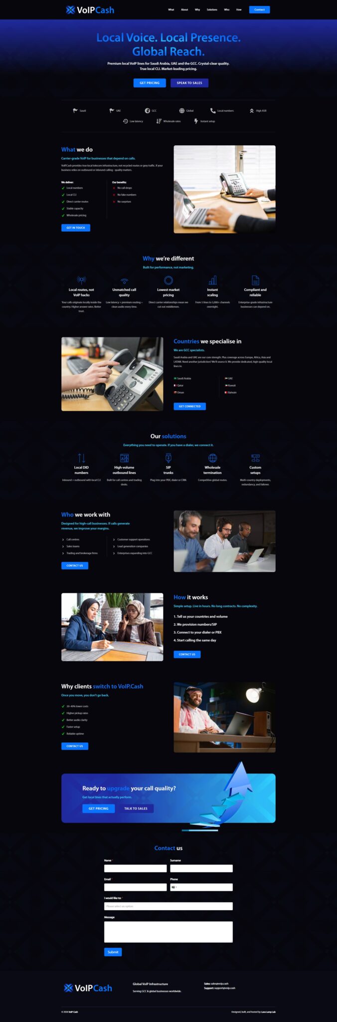 voip cash website