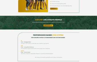 athletes pitch