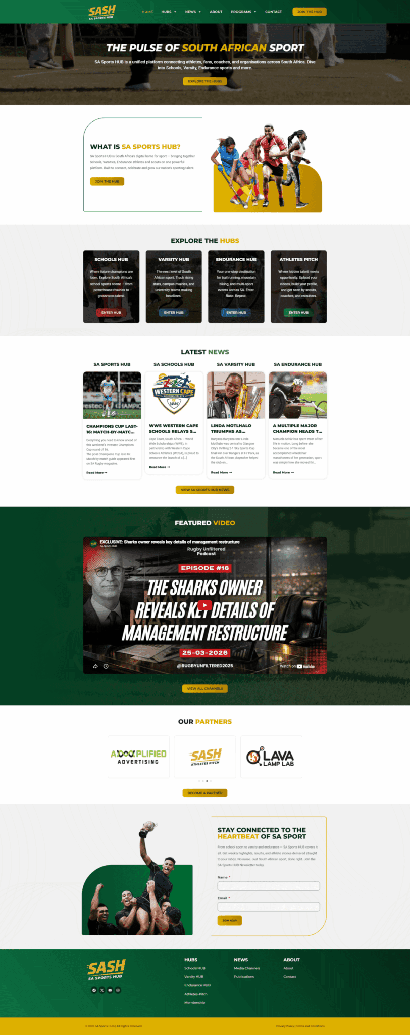 sa sports hub portfolio