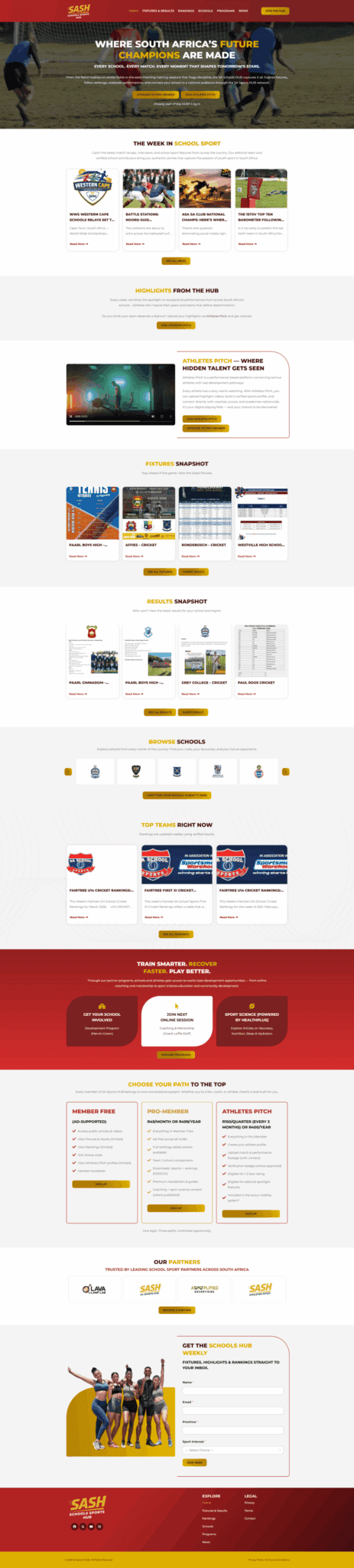 schools hub portfolio